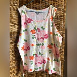 Floral Womens 2XL Tank Top